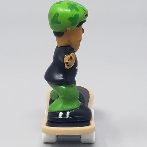 Pete The Skater Figure On A Tech Deck Mini Skateboard - Picture 2 of 8
